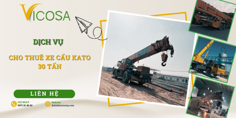 Dịch vụ cho thuê xe cẩu 30 tấn giá rẻ