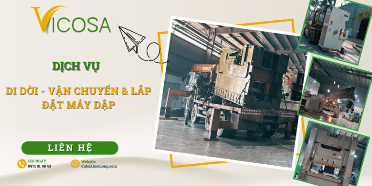 Dịch vụ di dời máy dập Seyi, Chinfong 30 – 800 tấn