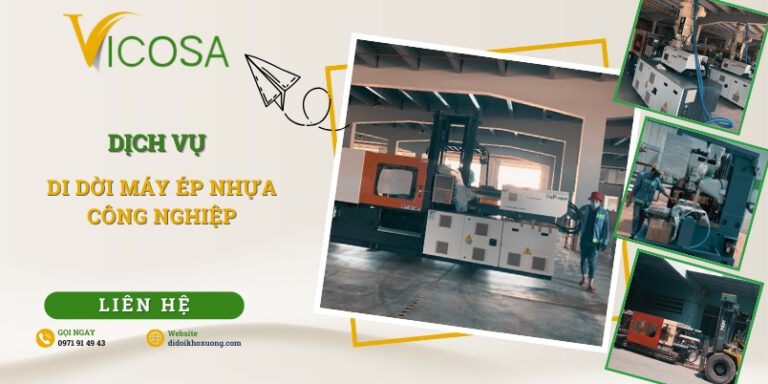 Dịch vụ tháo dỡ, di dời và lắp đặt máy ép nhựa uy tín