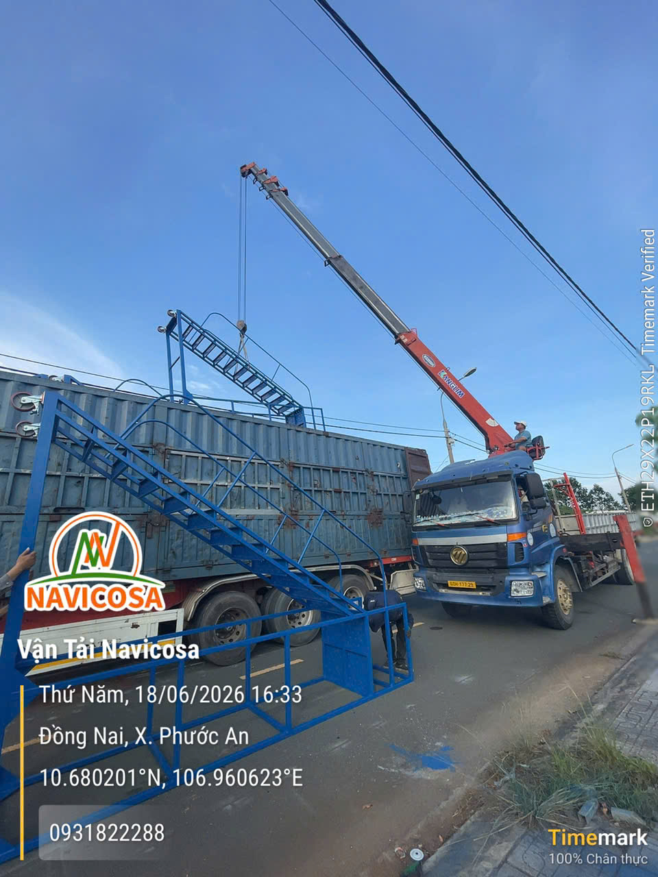 Xe cẩu 10-25 tấn Navicosa