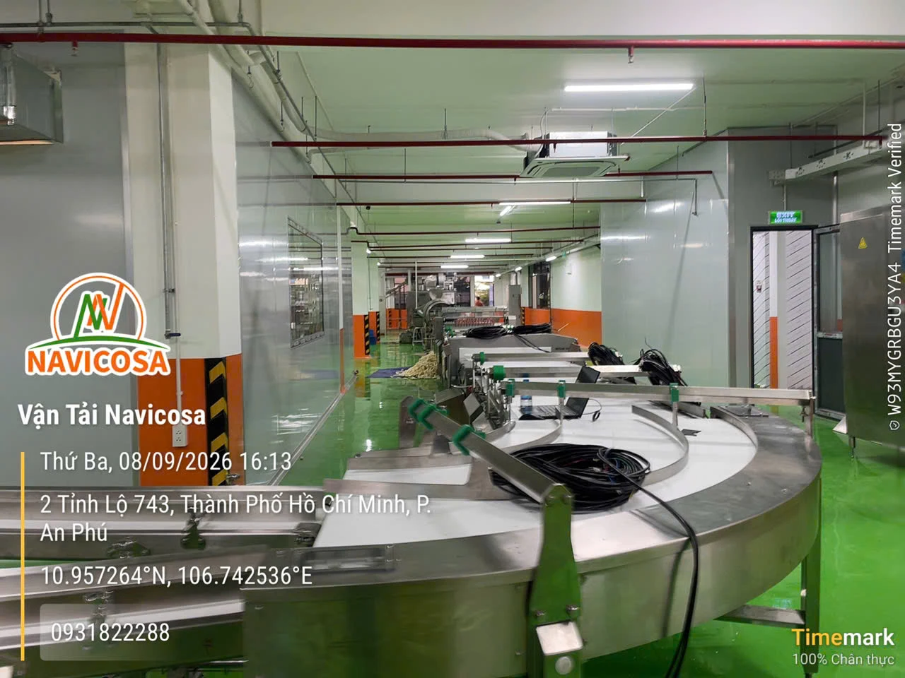 Navicosa dùng robot mover di dời máy CNC 20 tấn tại nhà máy Nidec, Khu Công nghệ cao Quận 9